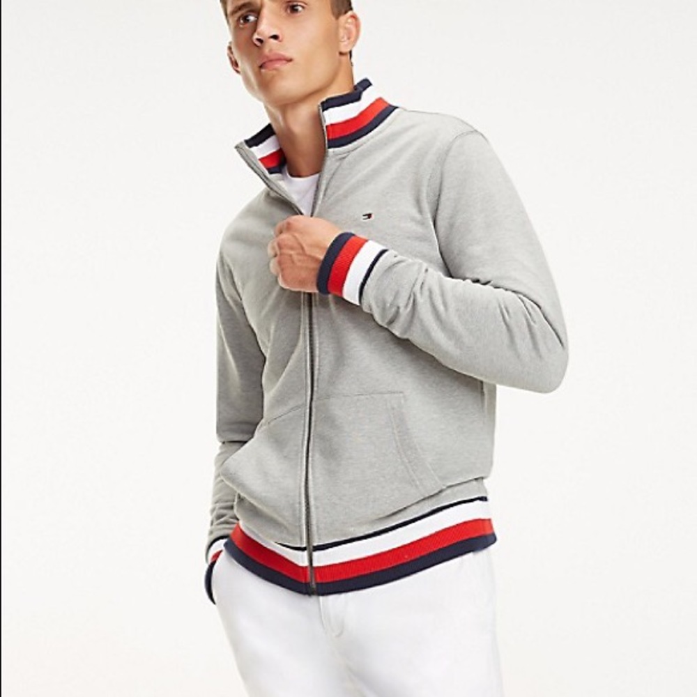 TOMMY HILFIGER ESSENTIAL MOCKNECK JACKET - MW09701